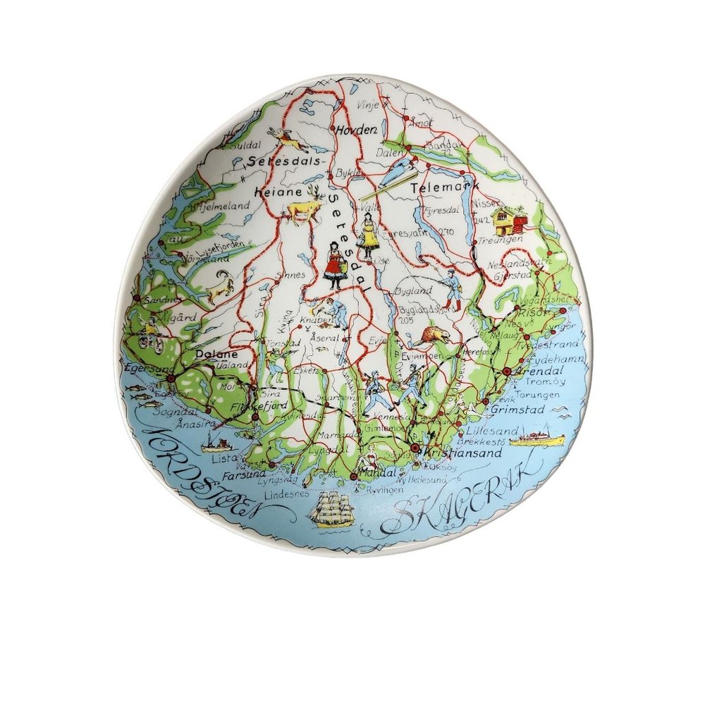 Nordstoen Skagerak Plate Norway‎ Collectors plate